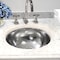 Nantucket Sinks 13 Inch Hand Hammered Stailess Steel Round Undermount Bathroom Sink With Overflow ROS-OF - alternate 3
